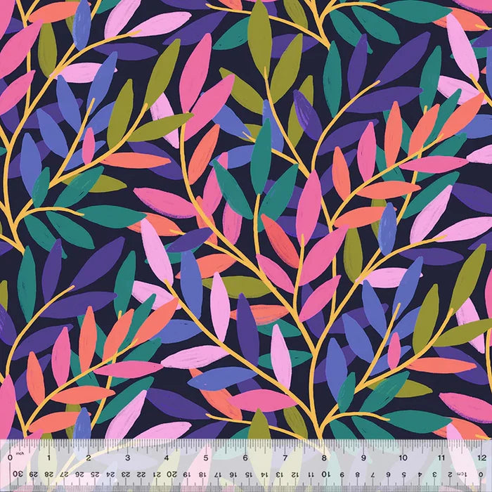 108" Wideback Twilight Tendrils in Midnight -- Jess Phoenix --- Windham Fabrics