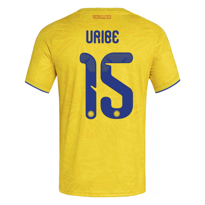 adidas Men's Uribe Colombia 2026 Authentic Home Jersey (Impact Yellow) | SoccerWearhouse