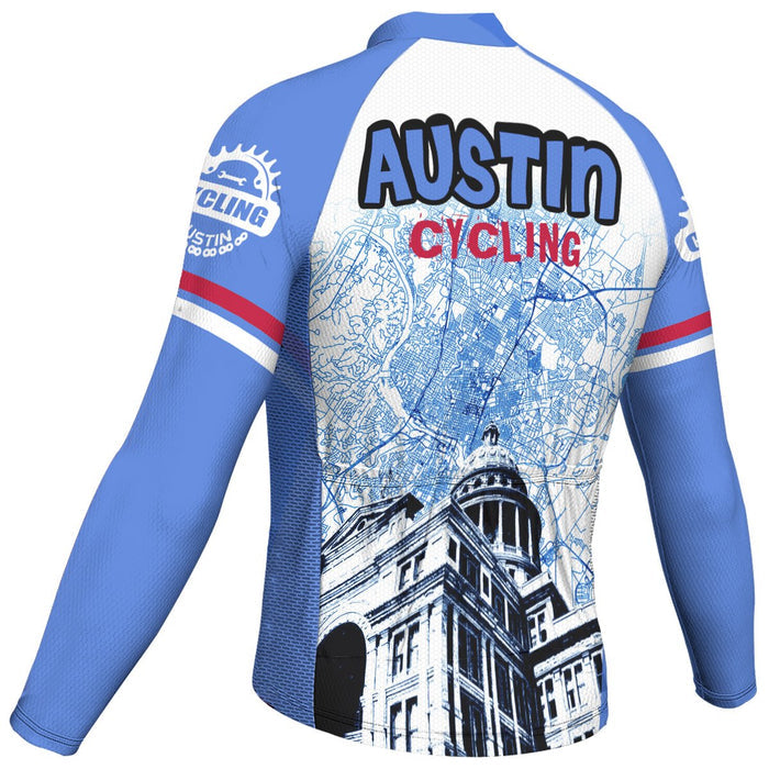 Austin Long Sleeve Cycling Jersey for Men