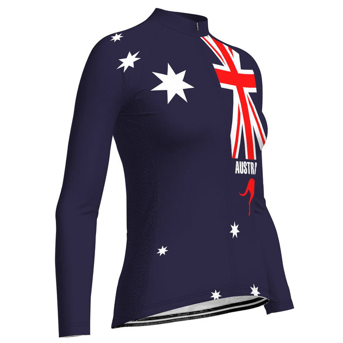 Australia Long Sleeve Cycling Jersey for Women