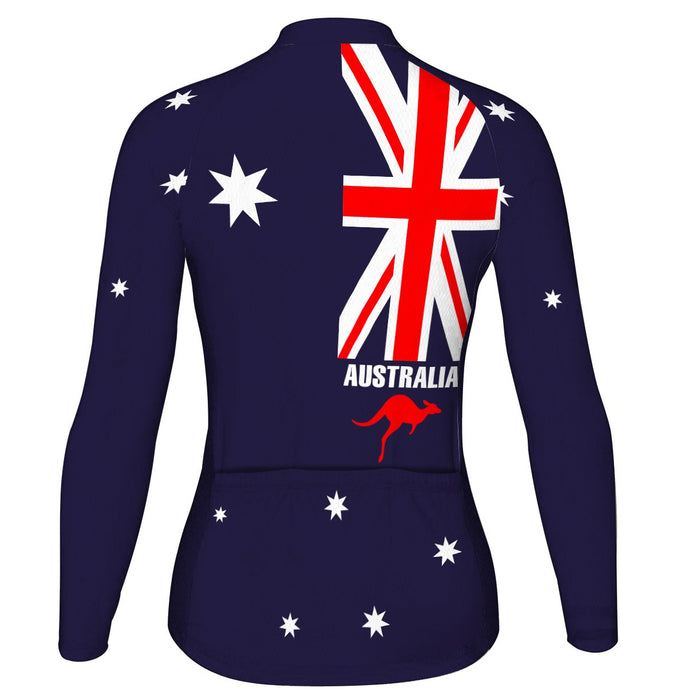 Australia Long Sleeve Cycling Jersey for Women