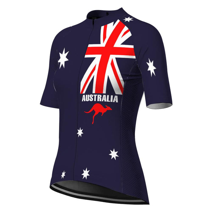 Australia Short Sleeve Cycling Jersey for Women