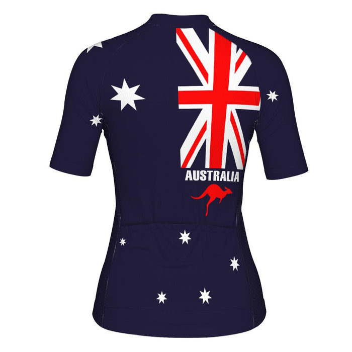 Australia Short Sleeve Cycling Jersey for Women
