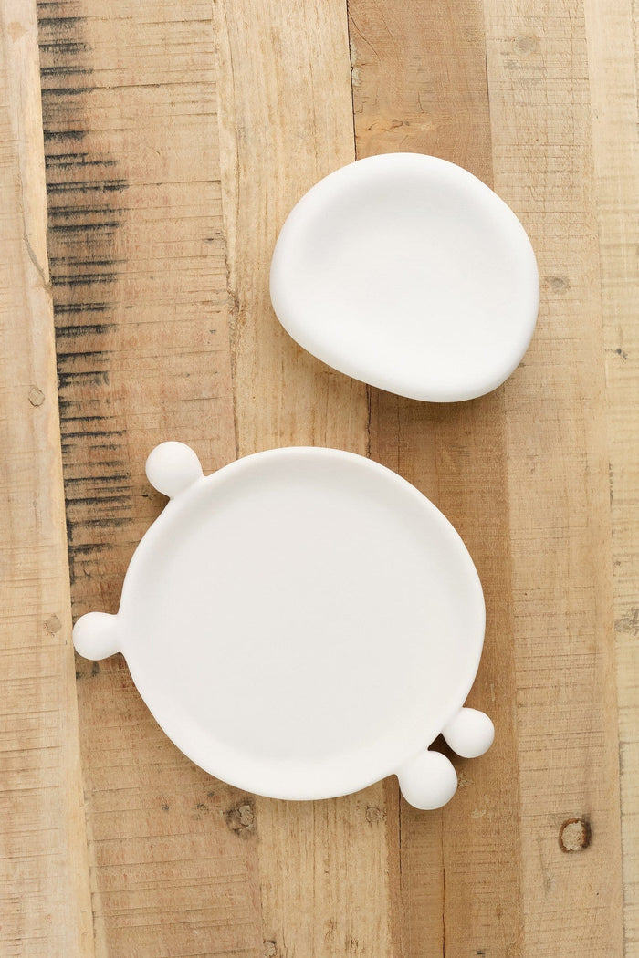 Tina Frey Designs Home Kitchen Serving Bubble Platter White