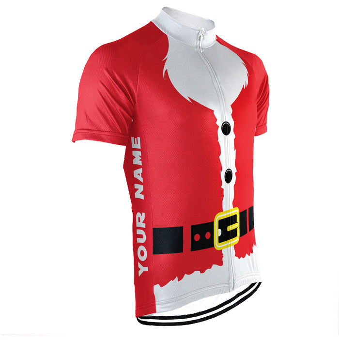 Christmas Collection-Customized Christmas Short Sleeve Cycling Jersey for Men
