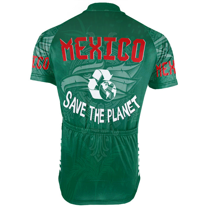 Colection 1 - Customized Mexico Environmental Protection Save The Planet Short Sleeve Cycling Jersey For Men And Women