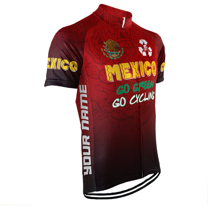 Colection 1 - Customized Mexico Environmental Protection Save The Planet Short Sleeve Cycling Jersey For Men And Women