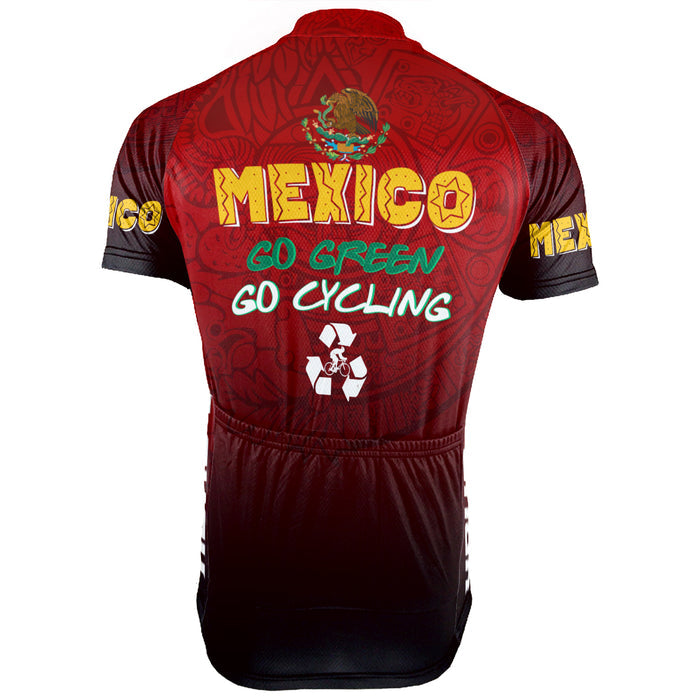 Colection 1 - Customized Mexico Environmental Protection Save The Planet Short Sleeve Cycling Jersey For Men And Women