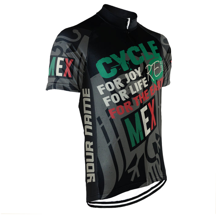 Colection 1 - Customized Mexico Environmental Protection Save The Planet Short Sleeve Cycling Jersey For Men And Women