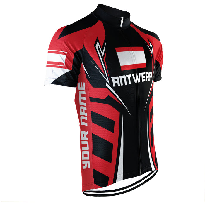 Customized Antwerp Short Sleeve Cycling Jersey for Men