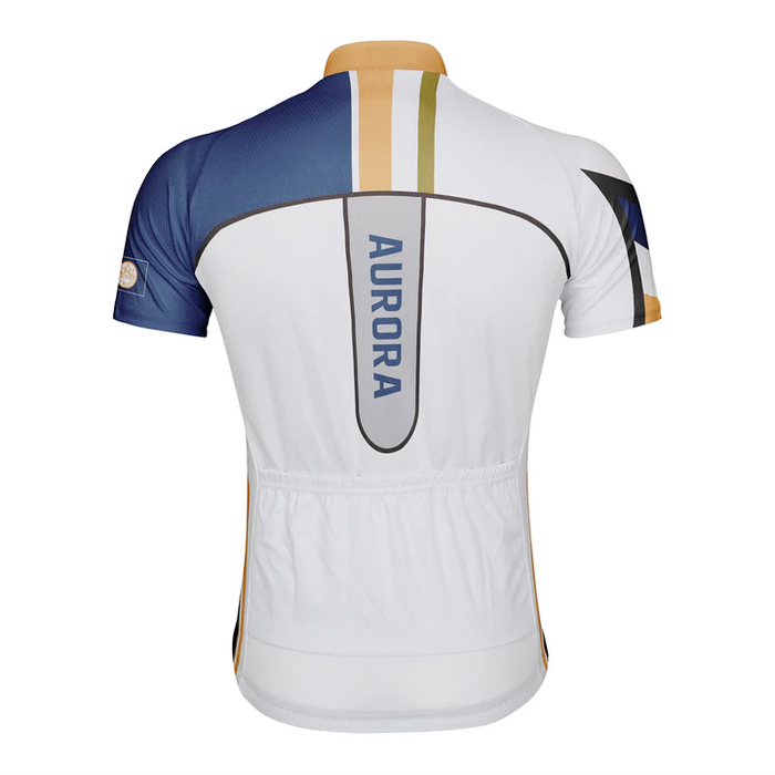 Customized Aurora Short Sleeve Cycling Jersey for Men