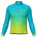 Customized Basic Long Sleeve Cycling Jersey for Men