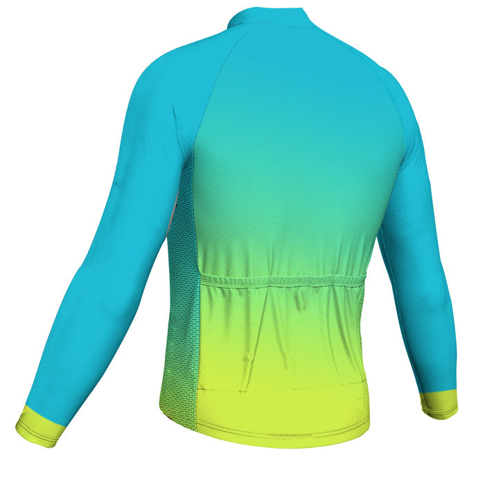 Customized Basic Long Sleeve Cycling Jersey for Men