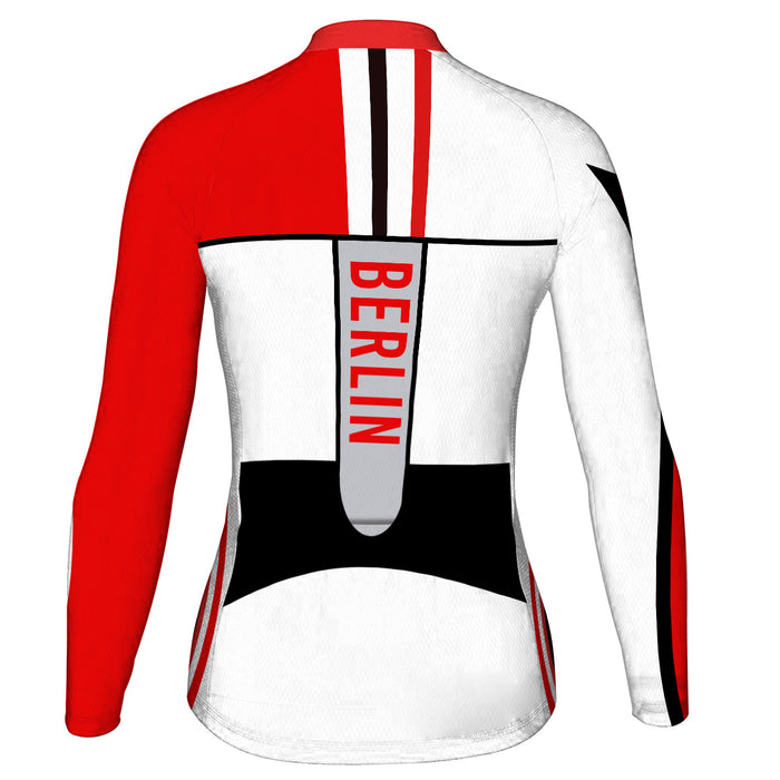 Customized Berlin Long Sleeve Cycling Jersey for Women