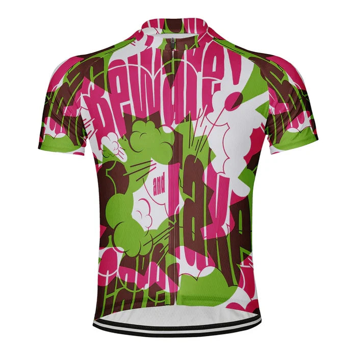 Customized Beware Cycling Jersey Short Sleeve