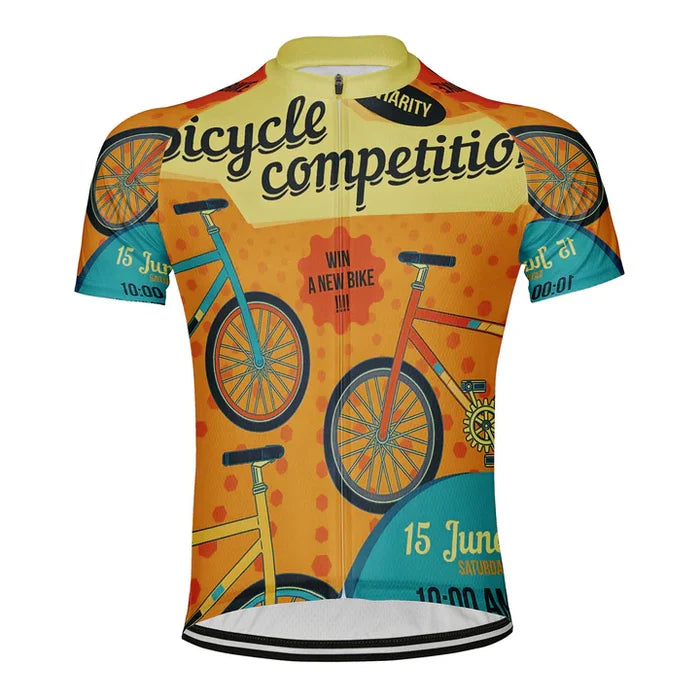 Customized Bicycle Competition Cycling Jersey Short Sleeve