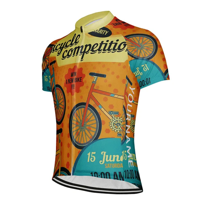 Customized Bicycle Competition Cycling Jersey Short Sleeve