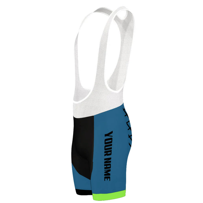 Customized Blue Bib Cycling Bib Shorts for Men