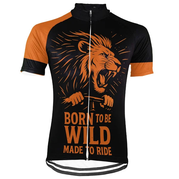 Customized Born To Be Wild Made To Ride Cycling Jersey For Men