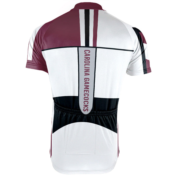 Customized Carolina Gamecocks Short Sleeve Cycling Jersey for Men