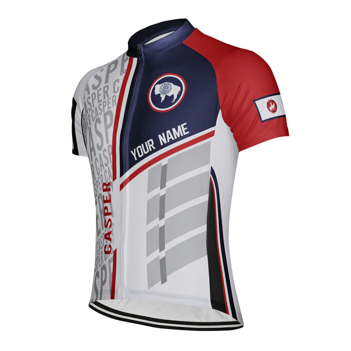 Customized Casper Short Sleeve Cycling Jersey for Men