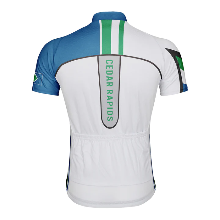 Customized Cedar Rapids Short Sleeve Cycling Jersey for Men