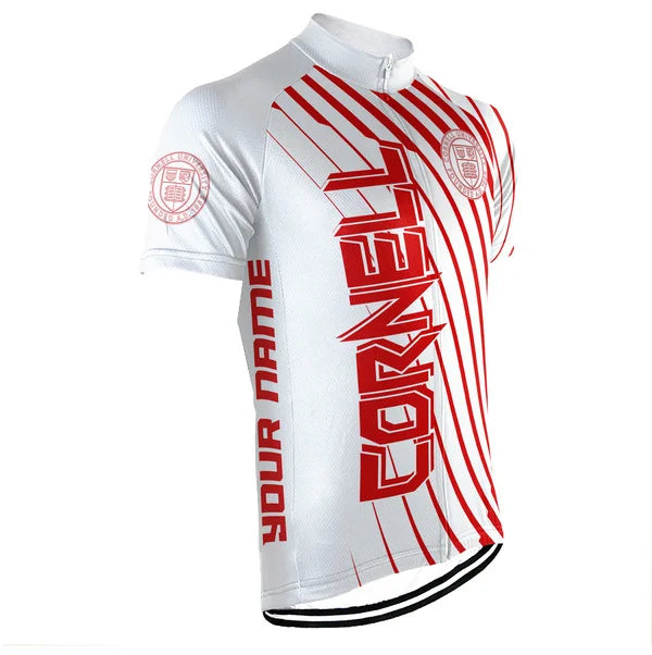 Customized Cornell University Short Sleeve Cycling Jersey For Men And Women