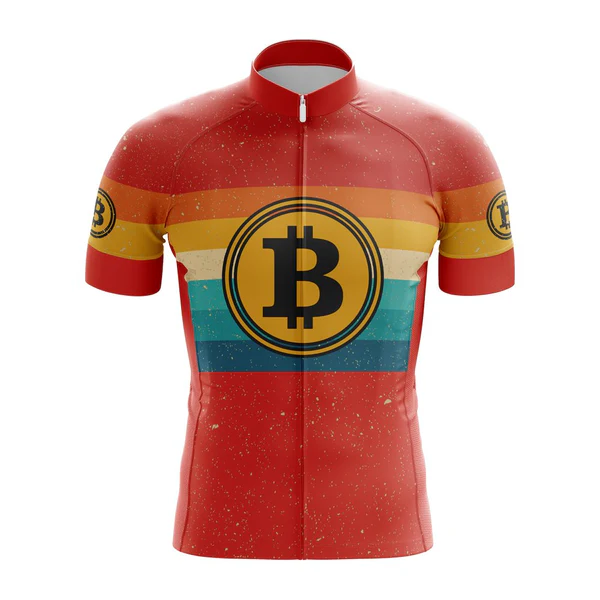 Customized Crypto Cyclist Short Sleeve Cycling Jersey For Men