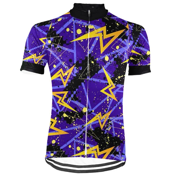 Customized Dazzling Graffiti Short Sleeve Cycling Jersey