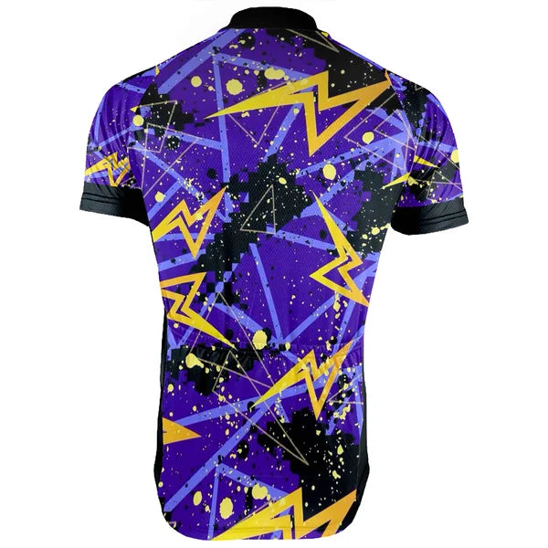 Customized Dazzling Graffiti Short Sleeve Cycling Jersey