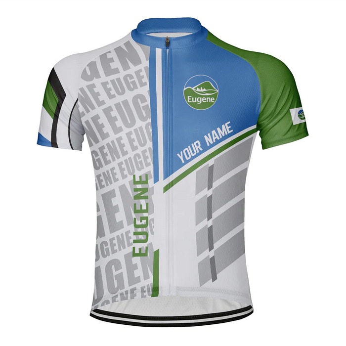 Customized Eugene Short Sleeve Cycling Jersey for Men
