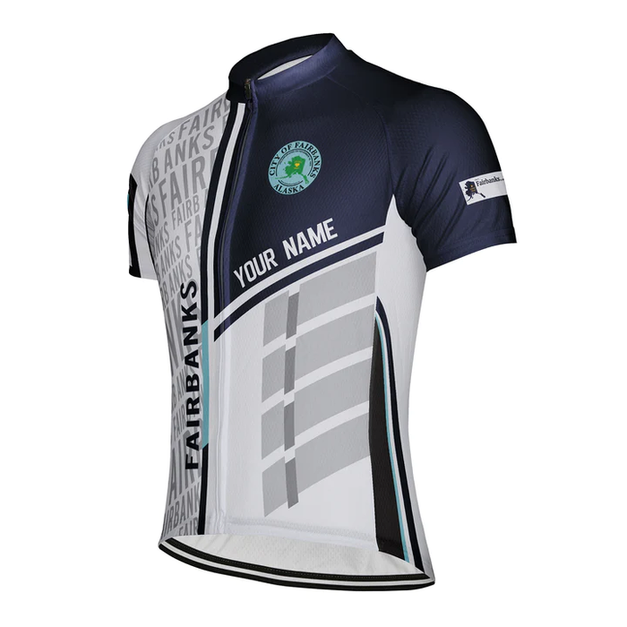 Customized Fairbanks Short Sleeve Cycling Jersey for Men