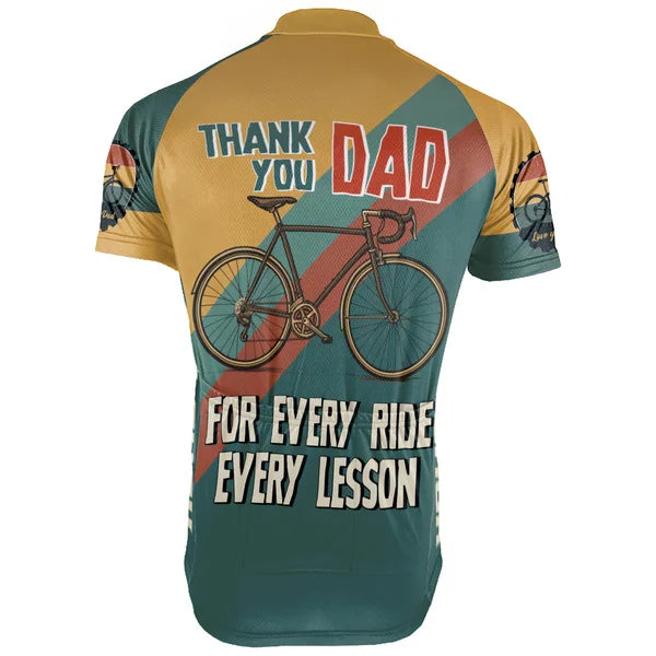 Customized Father Gift Short Sleeve Cycling Jersey for Men
