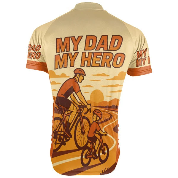Customized Father Gift Short Sleeve Cycling Jersey for Men
