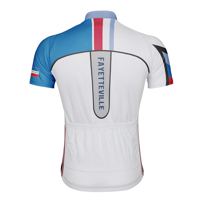 Customized Fayetteville Short Sleeve Cycling Jersey for Men