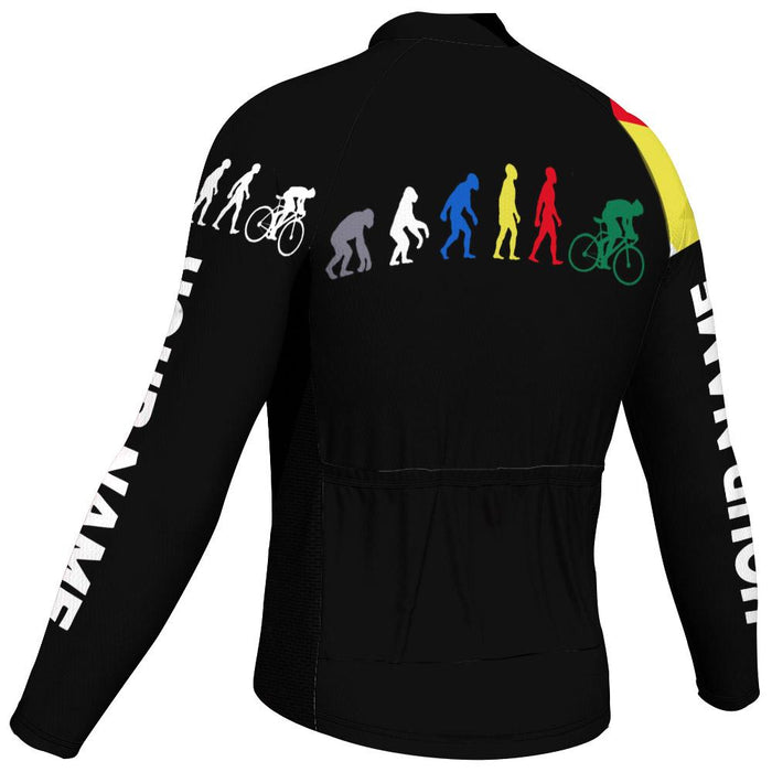 Customized Funny Long Sleeve Cycling Jersey for Men