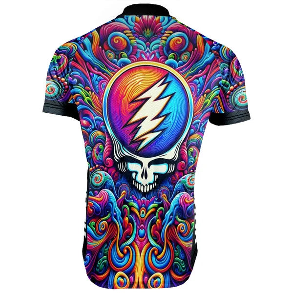 Customized Grateful Dead Skull Collection 2 Cycling Jersey For Men