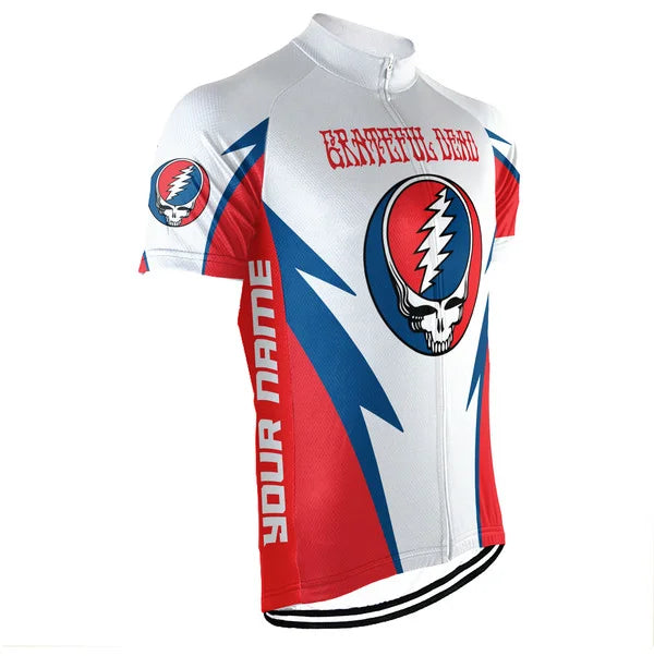 Customized Grateful Dead Skull Collection 2 Cycling Jersey For Men
