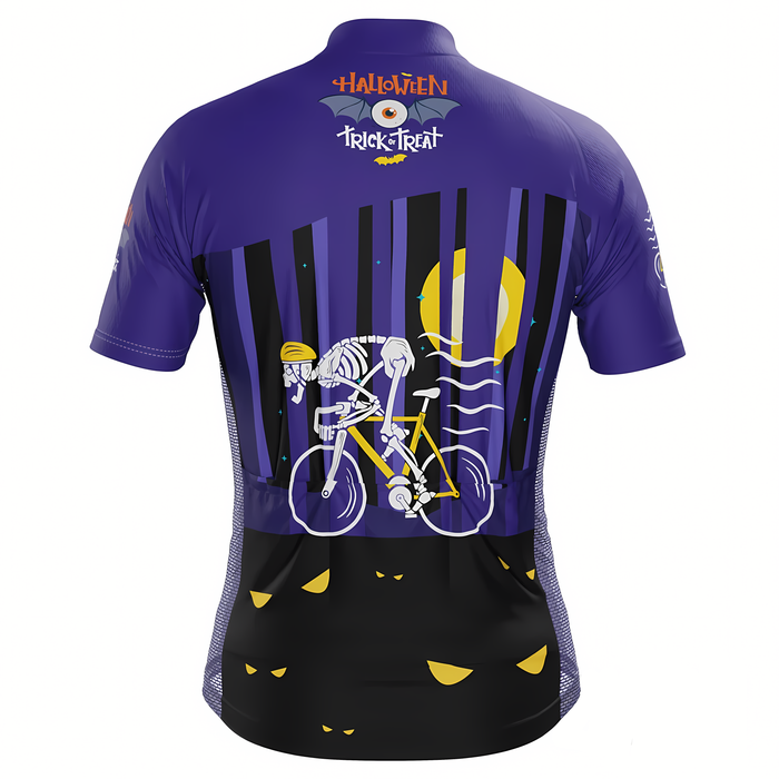 Customized Halloween Short Sleeve Cycling Jersey For Men And Women