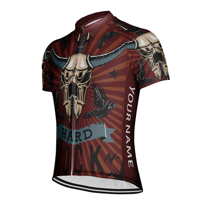 Customized Hard Rock Cycling Jersey Short Sleeve