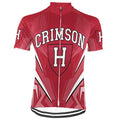 Customized Harvard Crimson Short Sleeve Cycling Jersey for Men