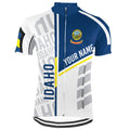 Customized Idaho Short Sleeve Cycling Jersey for Men