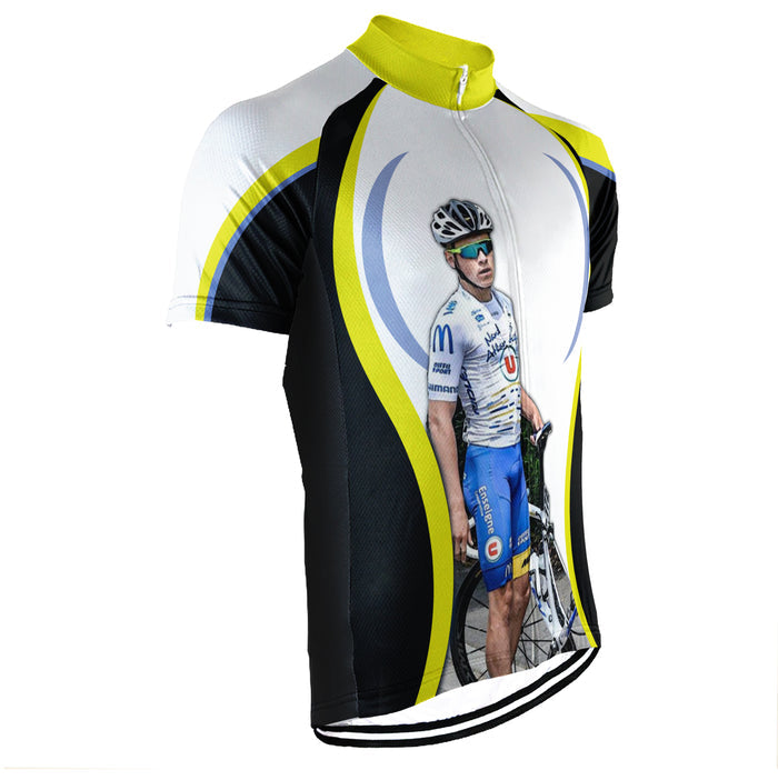 Customized Image Short Sleeve Cycling Jersey for Men