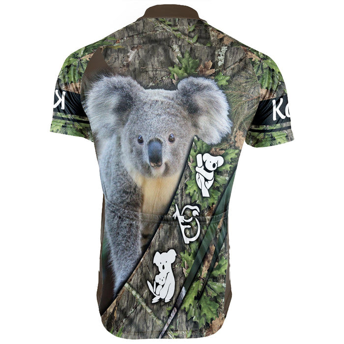 Customized Koala Short Sleeve Cycling Jersey for Men