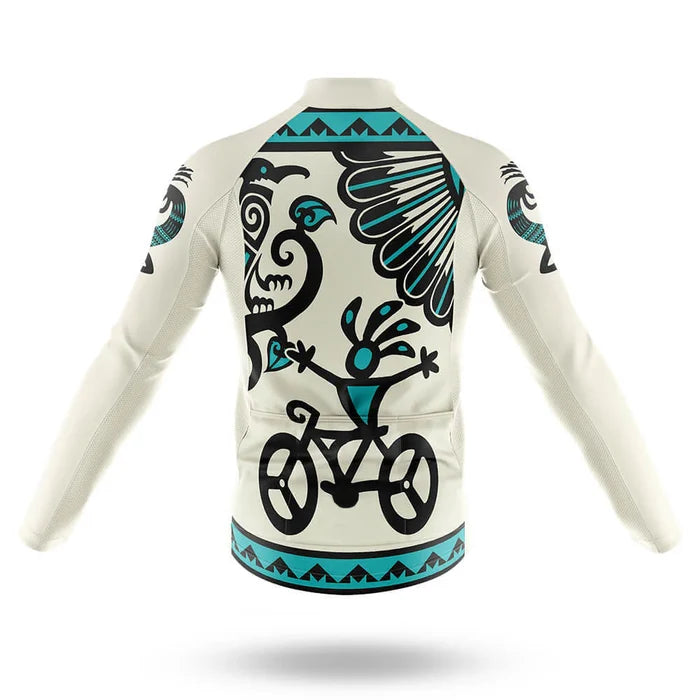 Customized Kokopelli Long Sleeve Cycling Jersey for Men