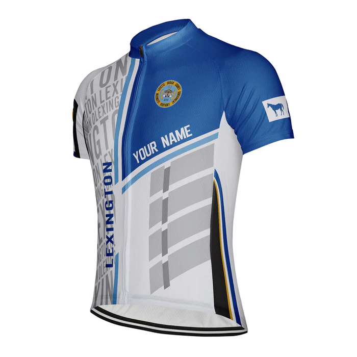 Customized Lexington Short Sleeve Cycling Jersey for Men