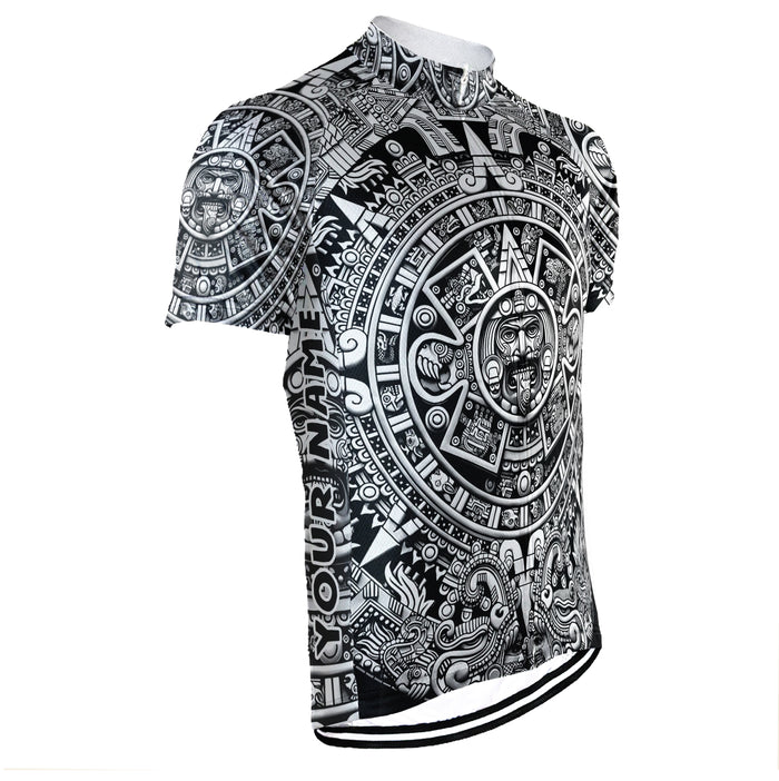 Customized Mexico Aztec Cycling Short Sleeve For Men