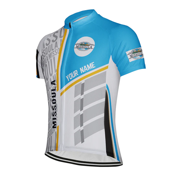 Customized Missoula Short Sleeve Cycling Jersey for Men
