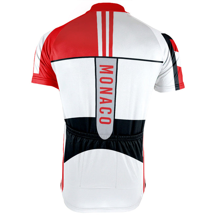 Customized Monaco Short Sleeve Cycling Jersey for Men