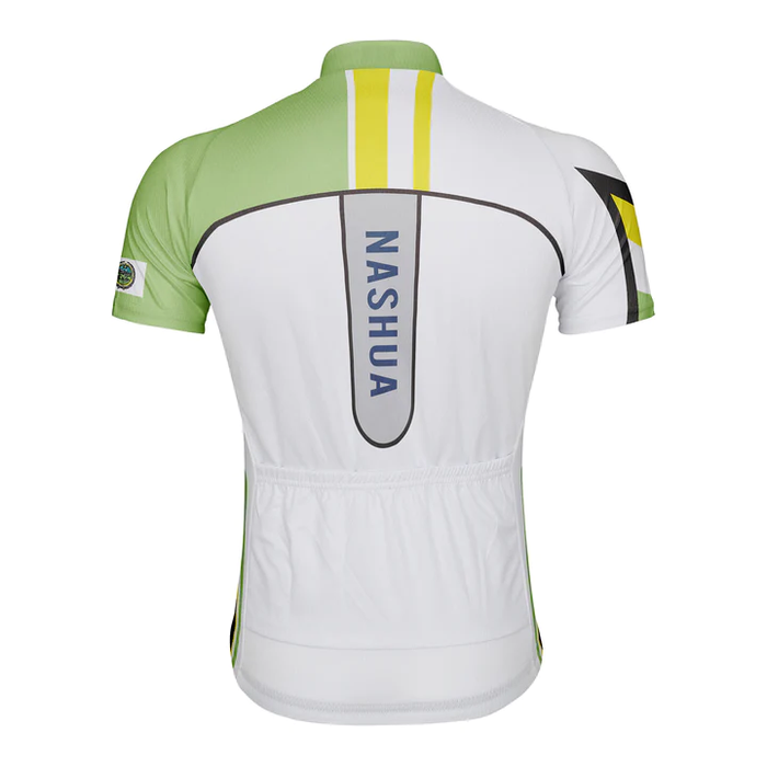 Customized Nashua Short Sleeve Cycling Jersey for Men